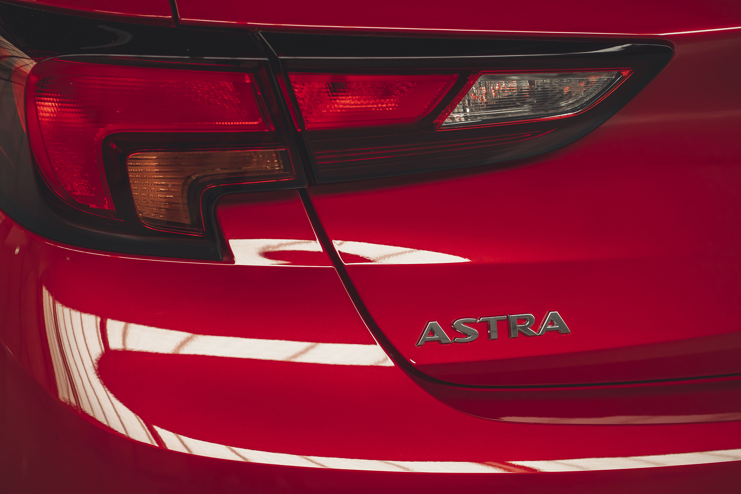 Vauxhall Astra 2019 facelift - rearlight