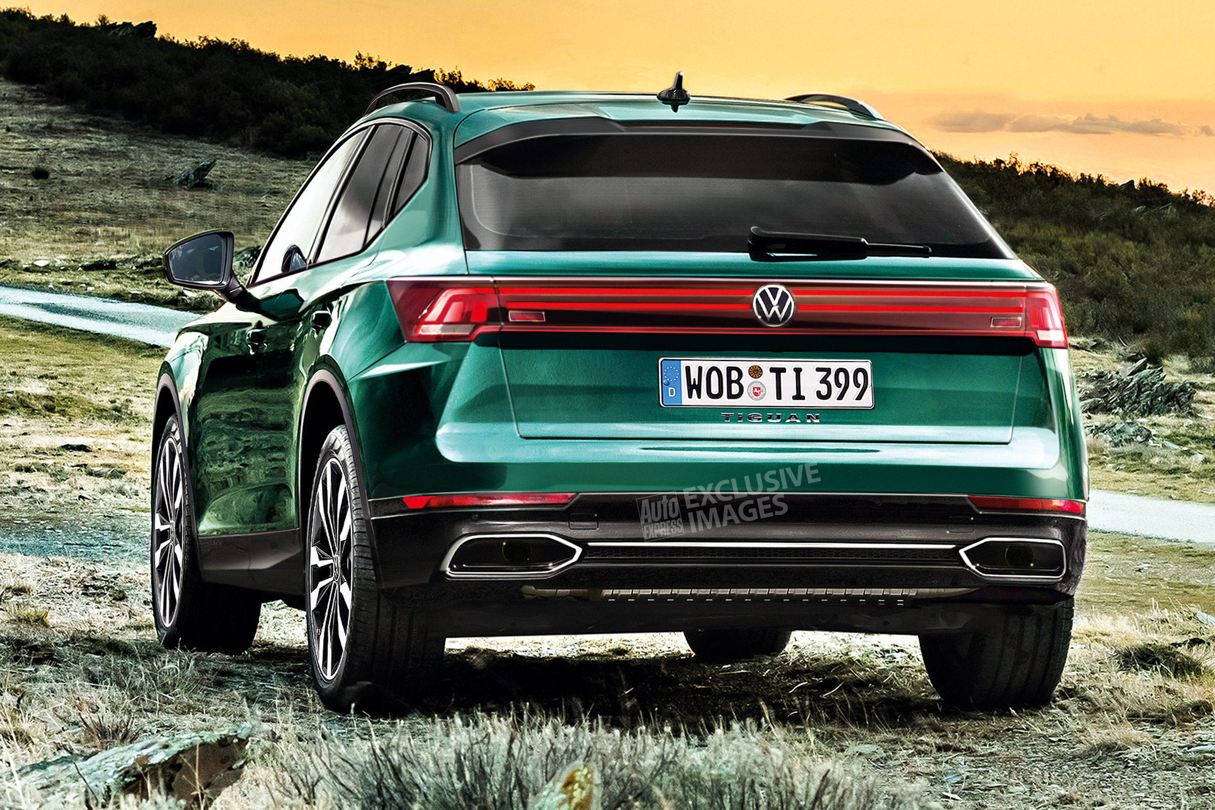 Volkswagen Tiguan - rear (watermarked)