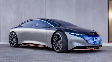 Mercedes Vision EQS concept - front