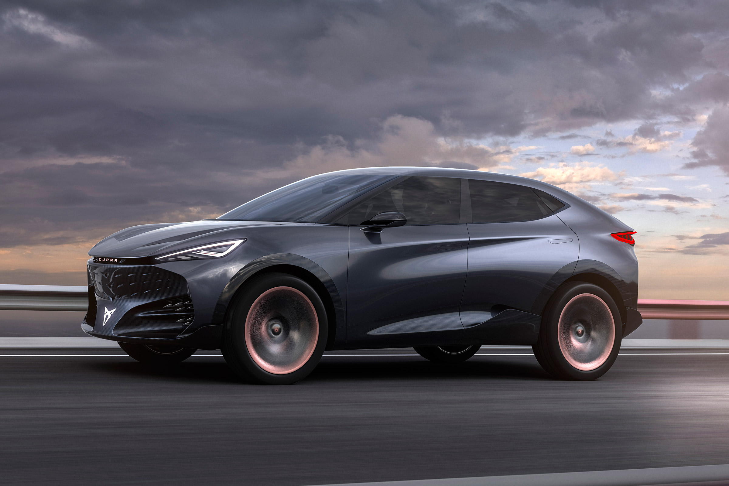 Cupra Tavascan - front action