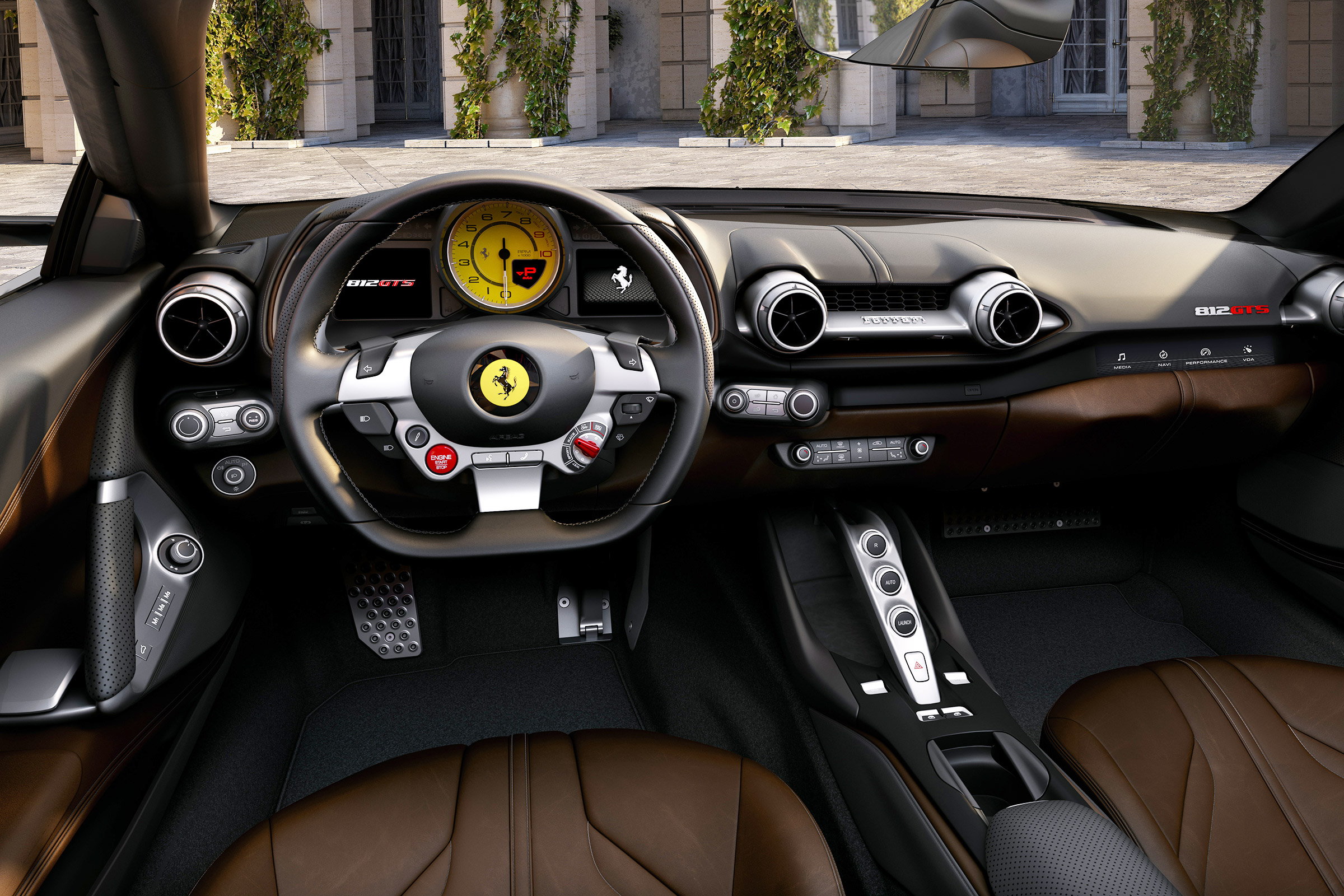 Ferrari 812 GTS - dash