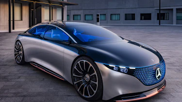 Mercedes Vision EQS concept - front static