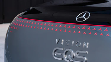 Mercedes Vision EQS concept - Vision EQS badge