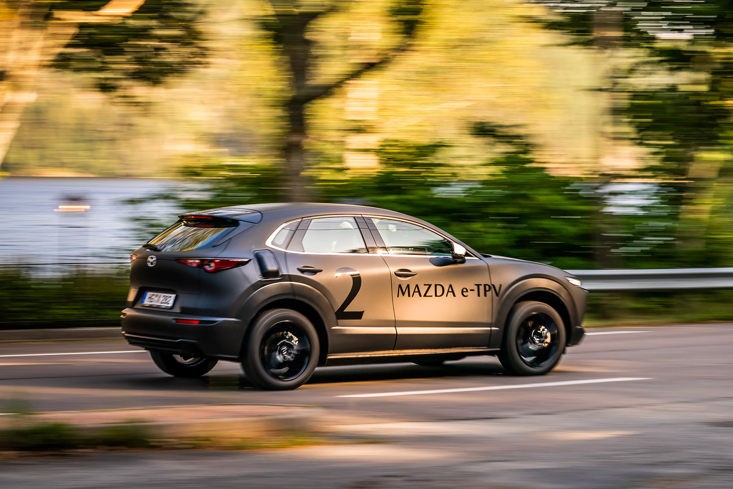 Mazda EV prototype - rear action