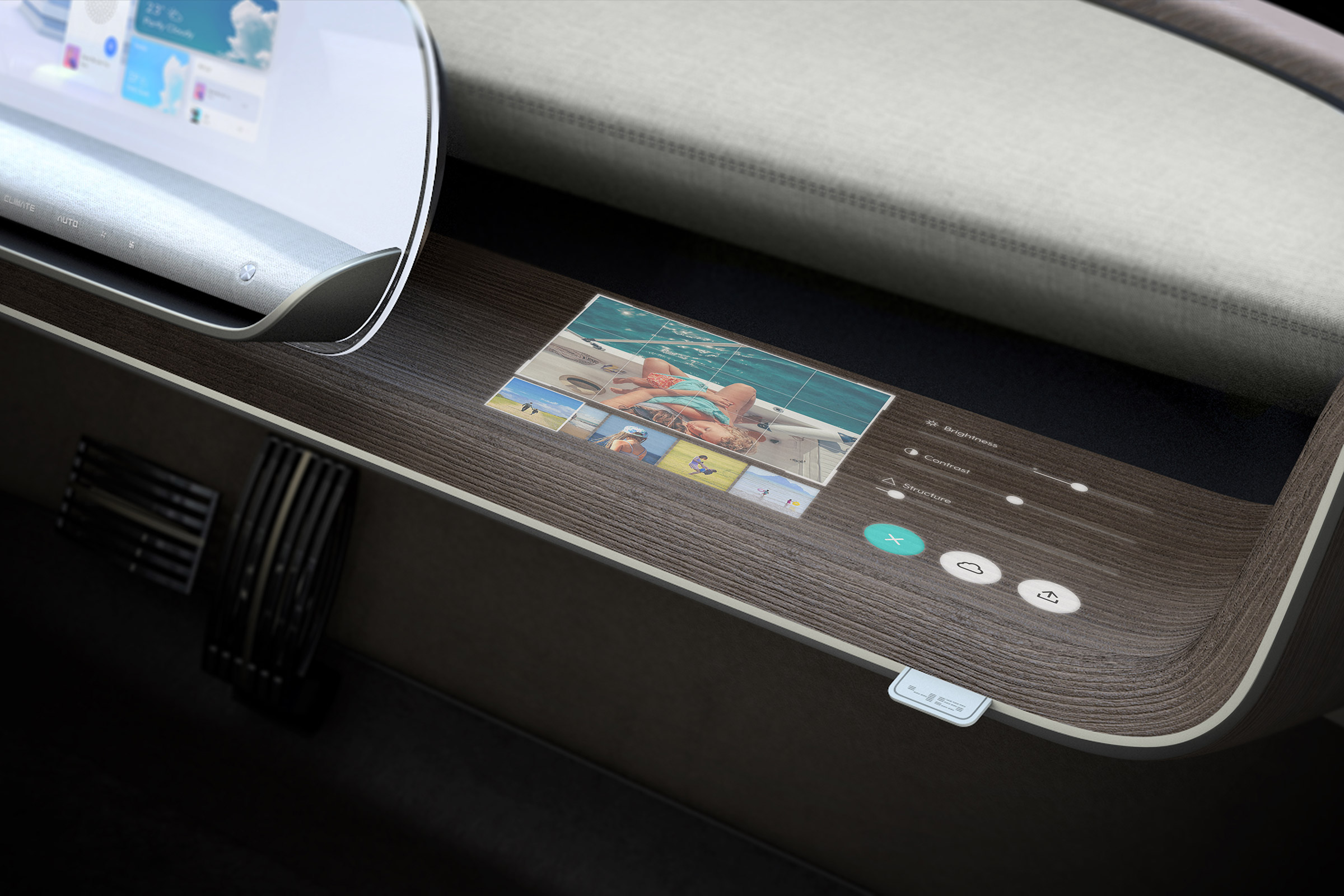 Hyundai 45 Concept - interior detail
