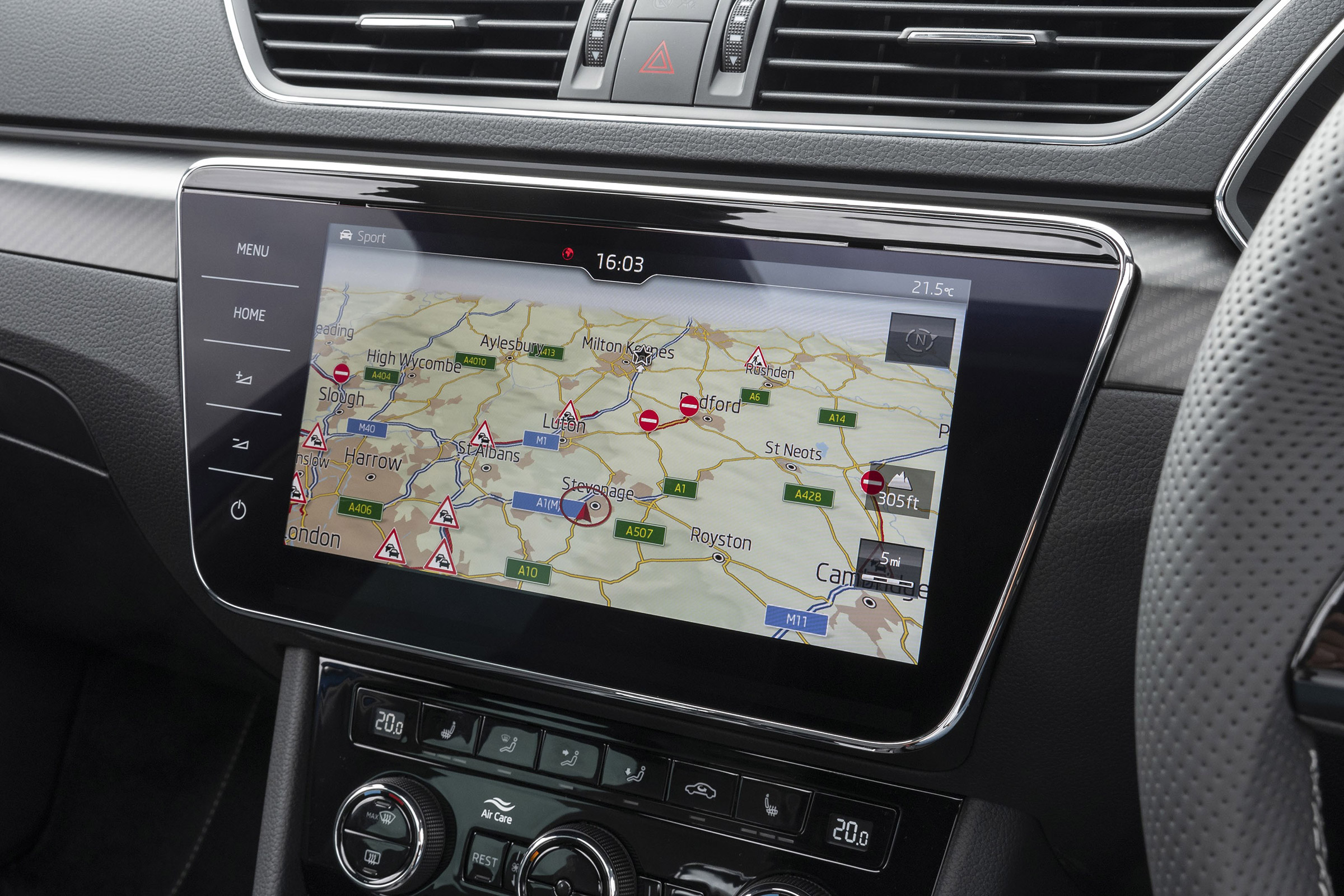 Skoda Superb - sat-nav