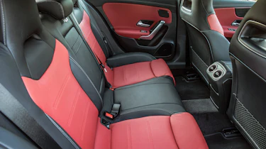 Mercedes A 250 e - rear seats