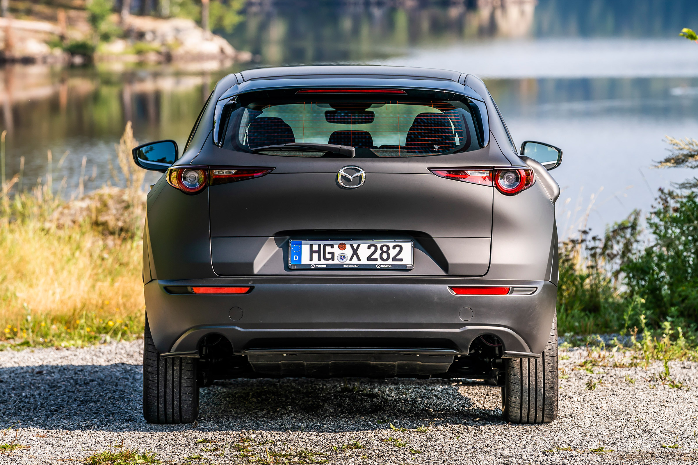 Mazda EV prototype - full rear