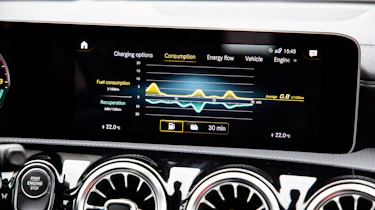 Mercedes A 250 e - infotainment