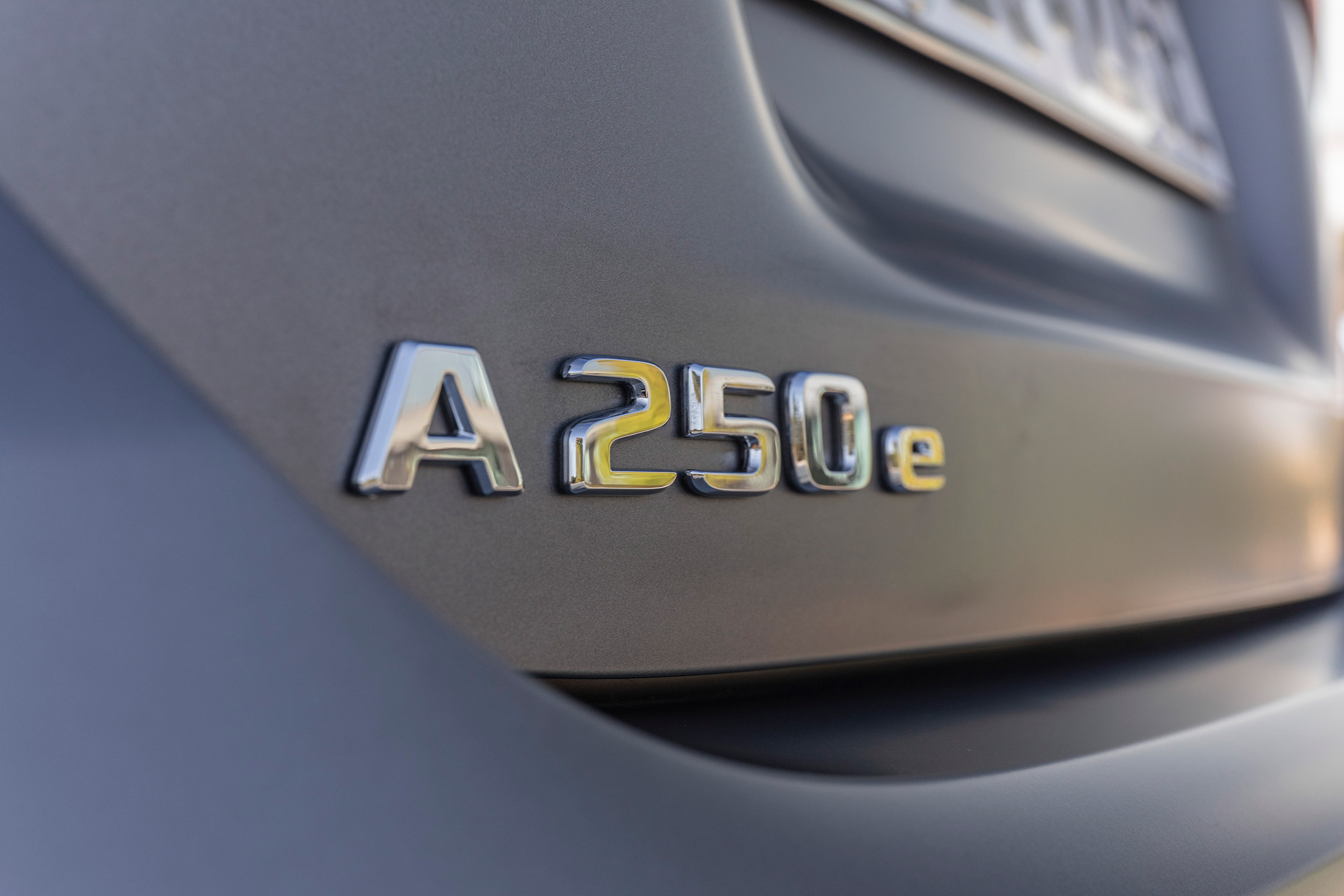 Mercedes A 250 e - A 250 e badge