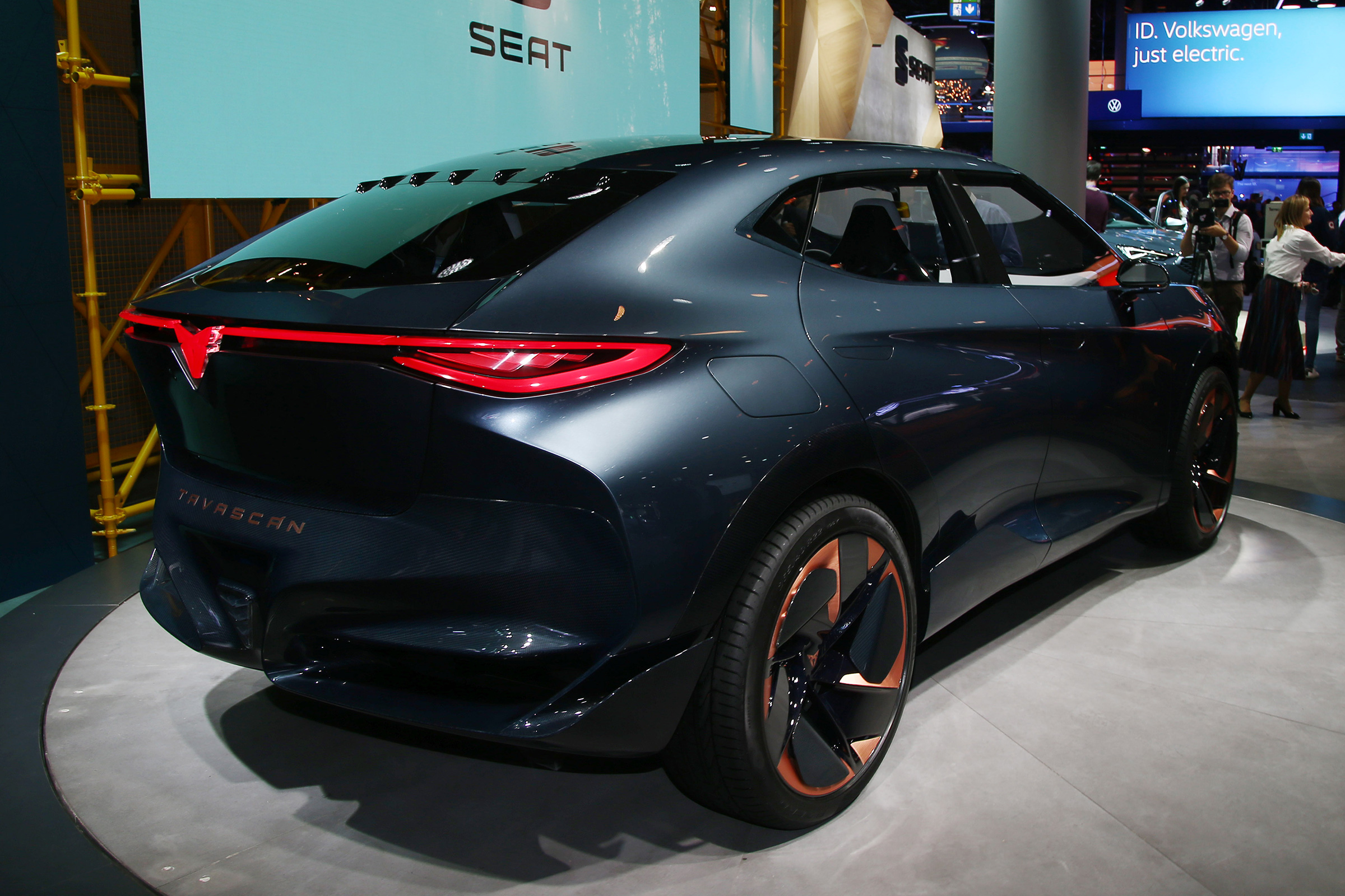 Cupra Tavascan - rear 3/4 static Frankfurt