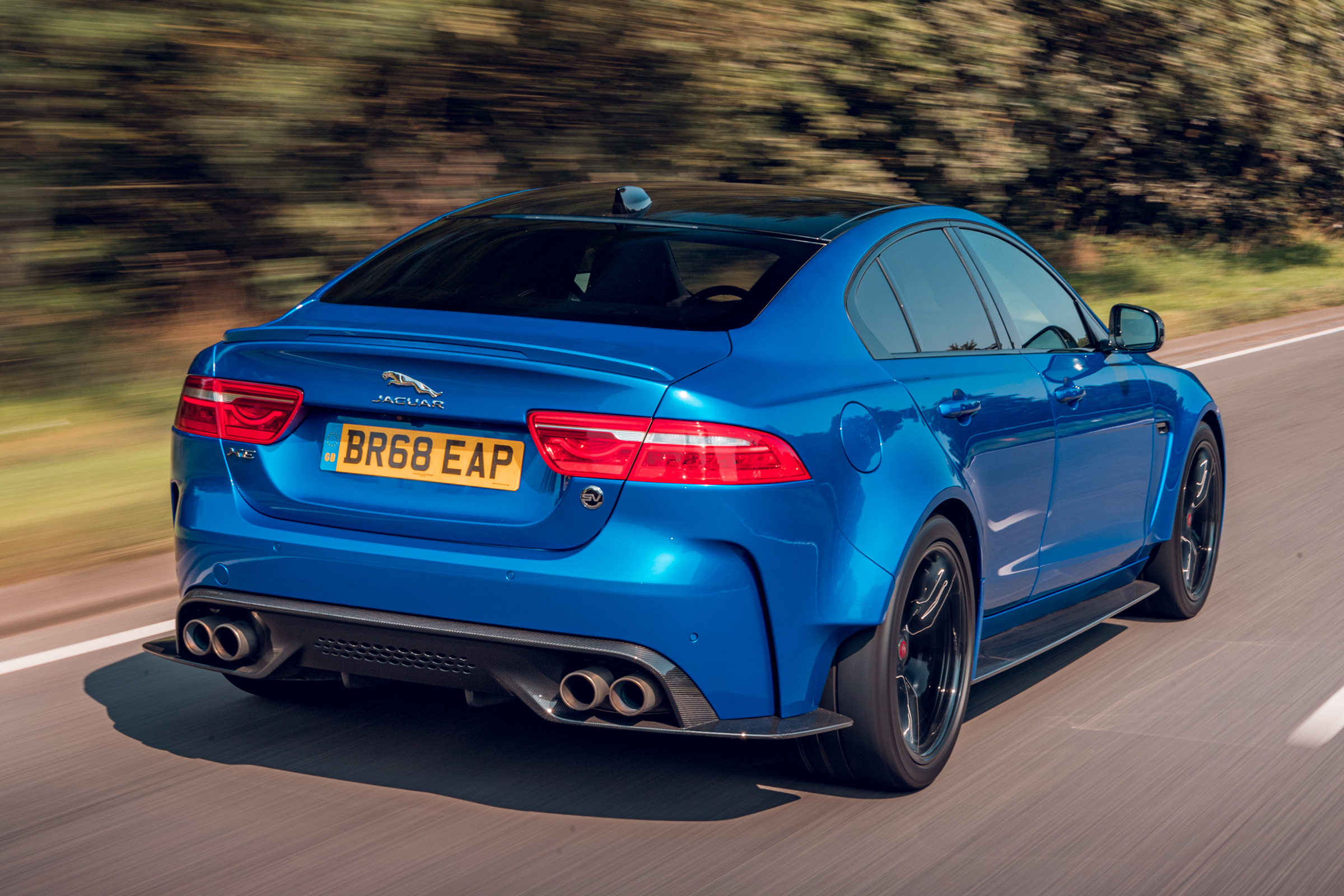 Jaguar XE Project 8 - rear tracking