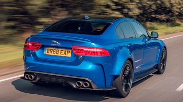Jaguar XE Project 8 - rear tracking