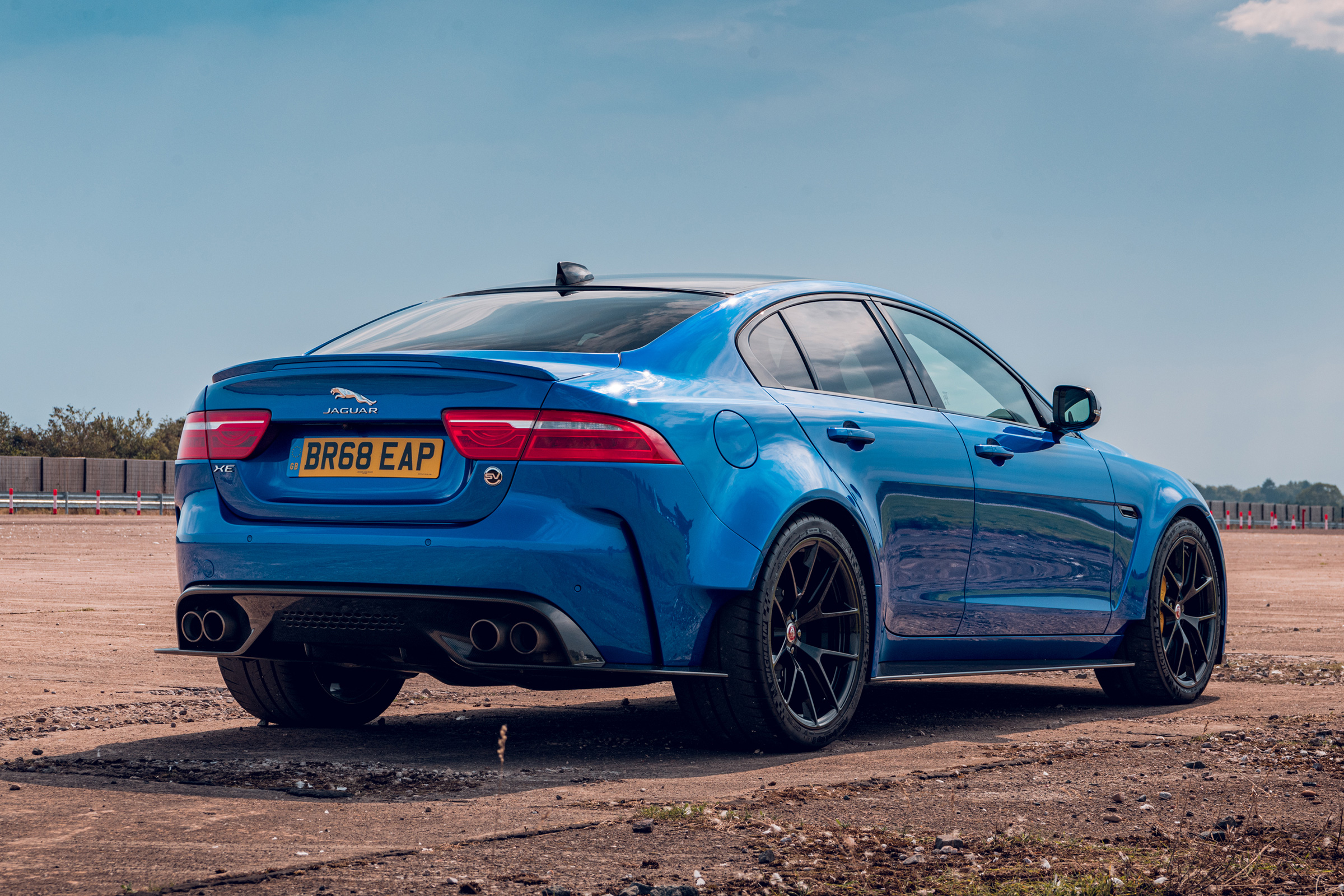 Jaguar XE Project 8 - static rear