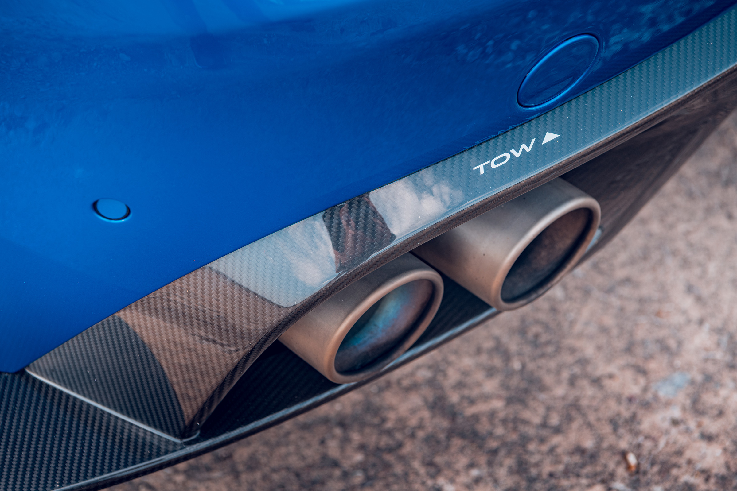 Jaguar XE Project 8 - exhaust