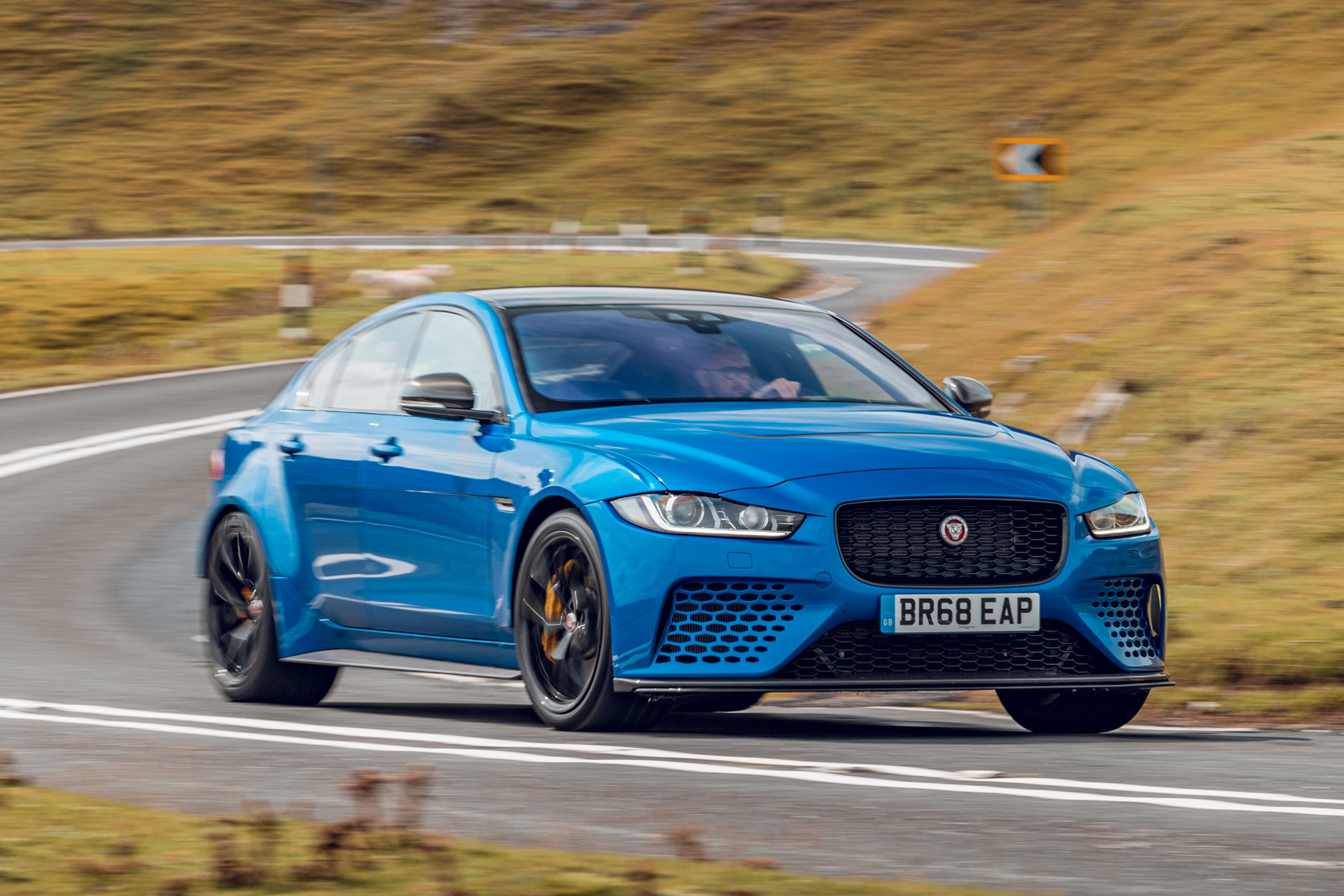 Jaguar XE Project 8 - front cornering