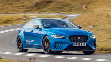 Jaguar XE Project 8 - front cornering