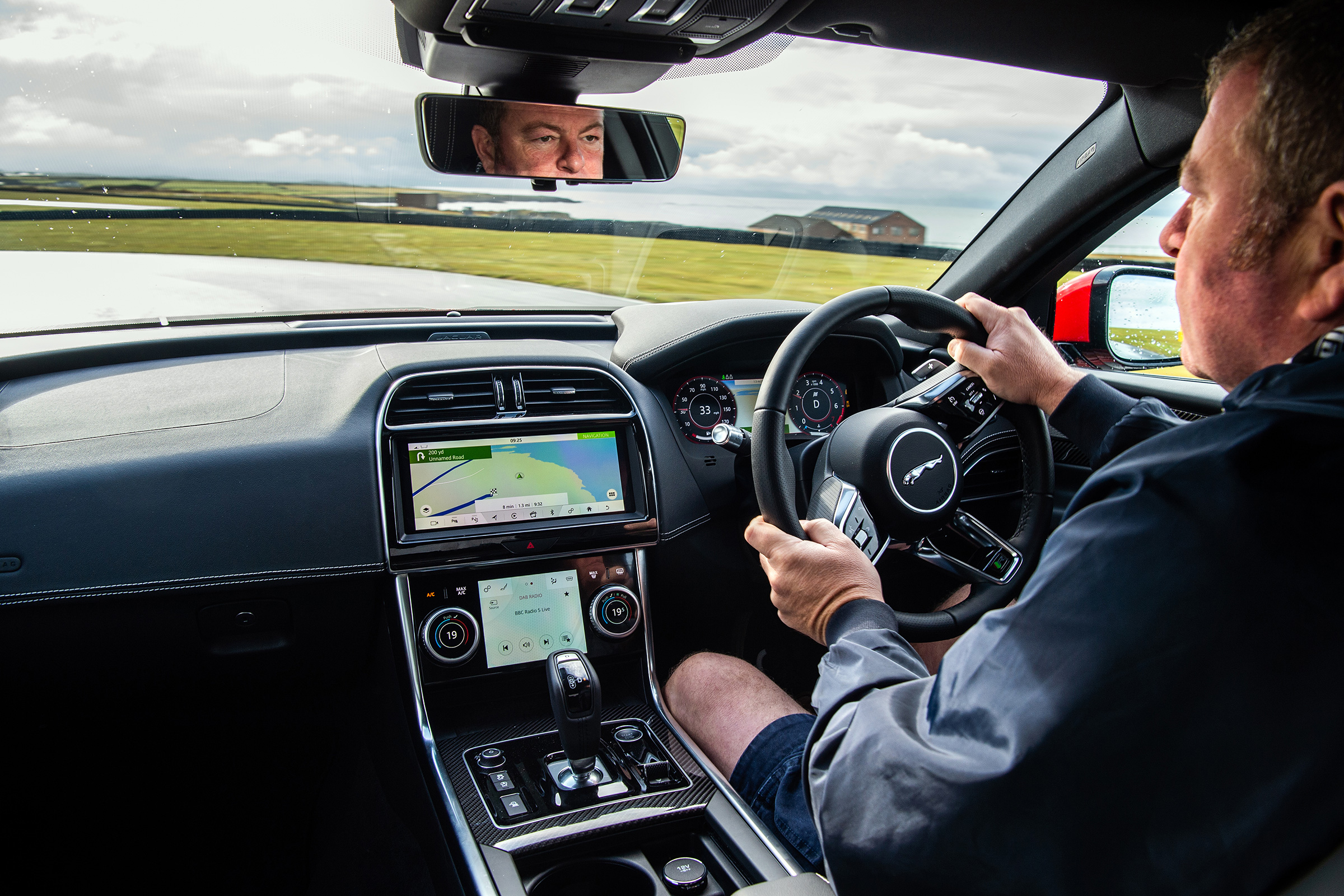 Jaguar XE P300 Long termer - interior driving