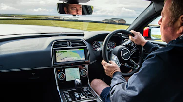 Jaguar XE P300 Long termer - interior driving