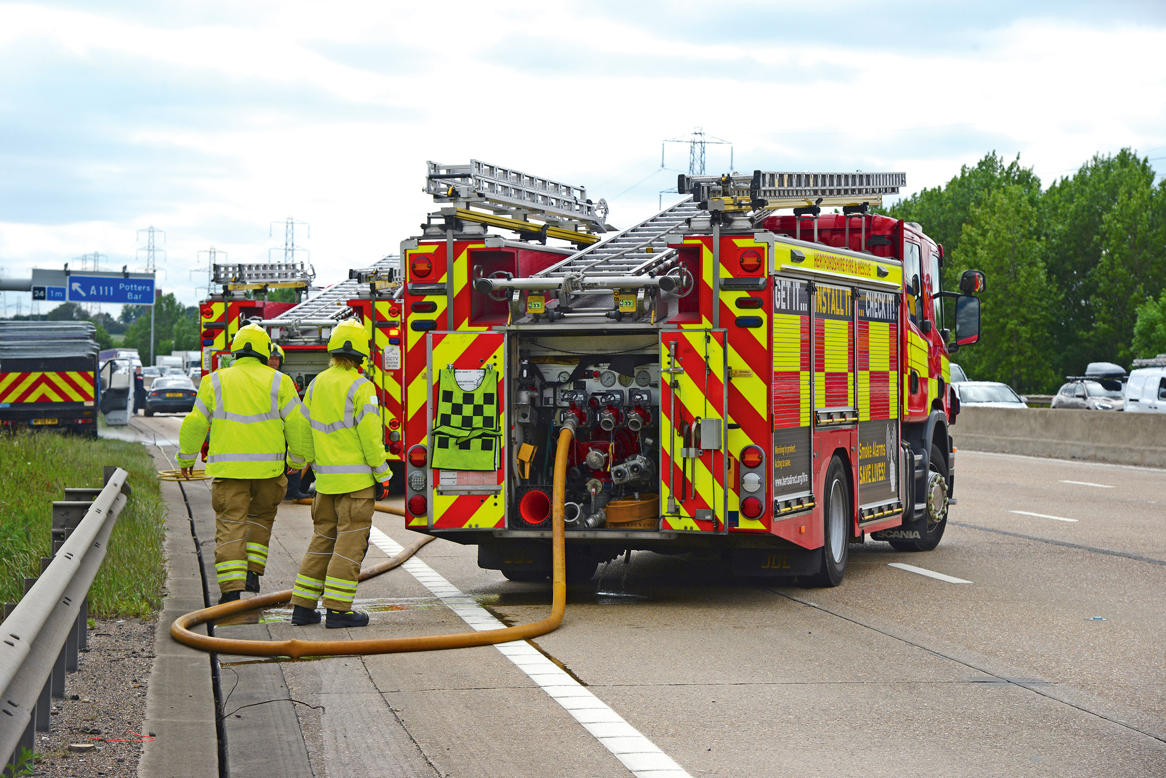 Highways England - fire engine