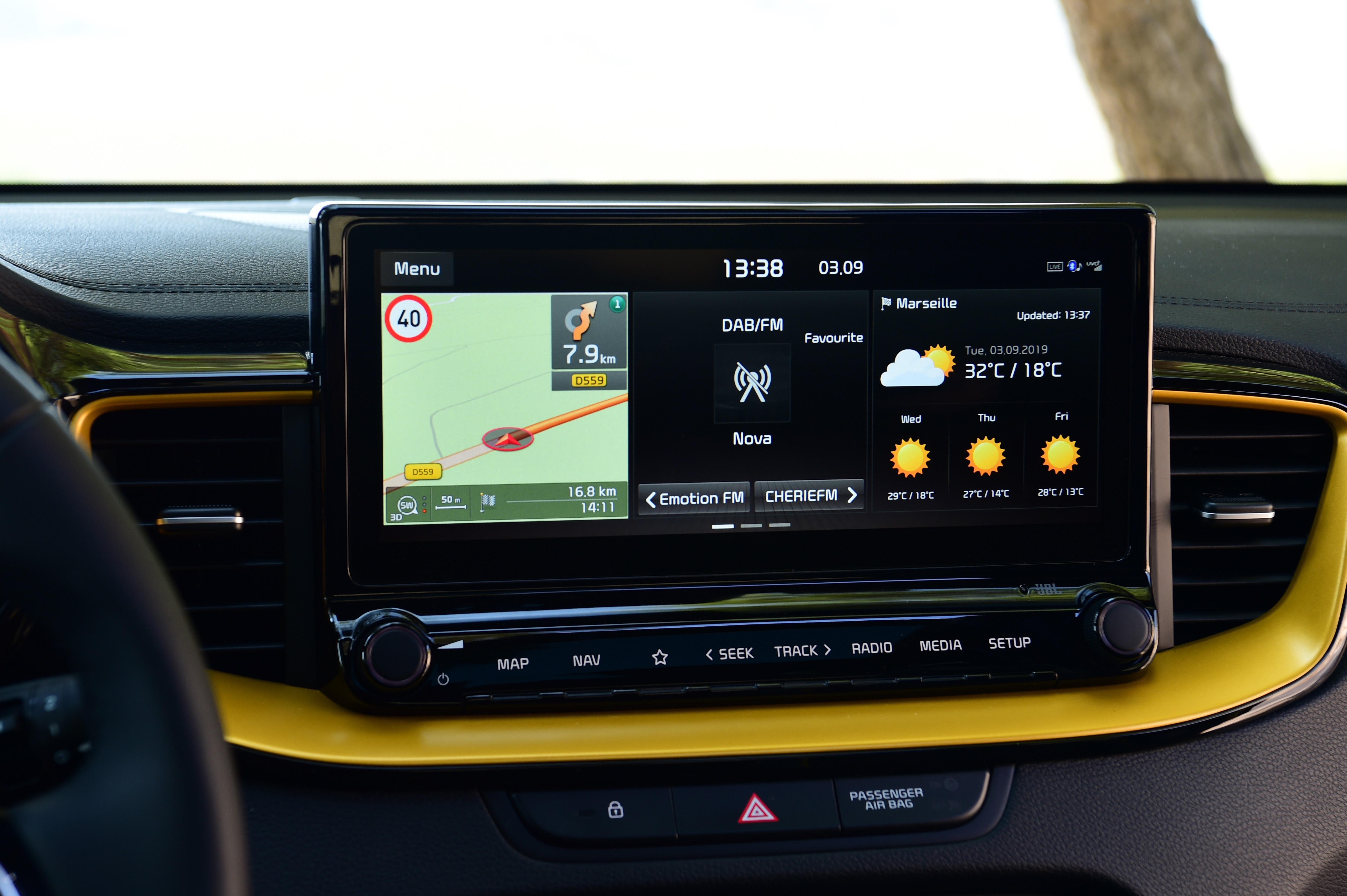 Kia XCeed - screen