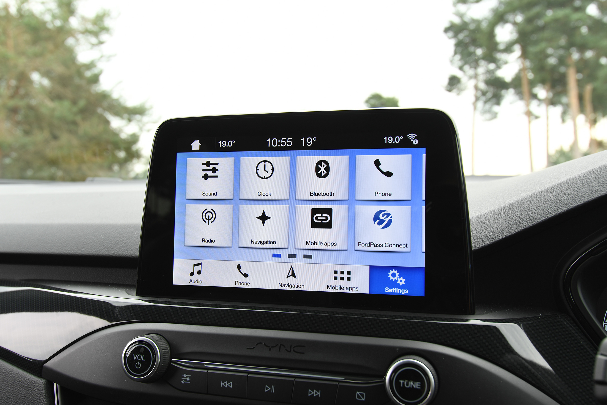 Ford Focus ST - screen
