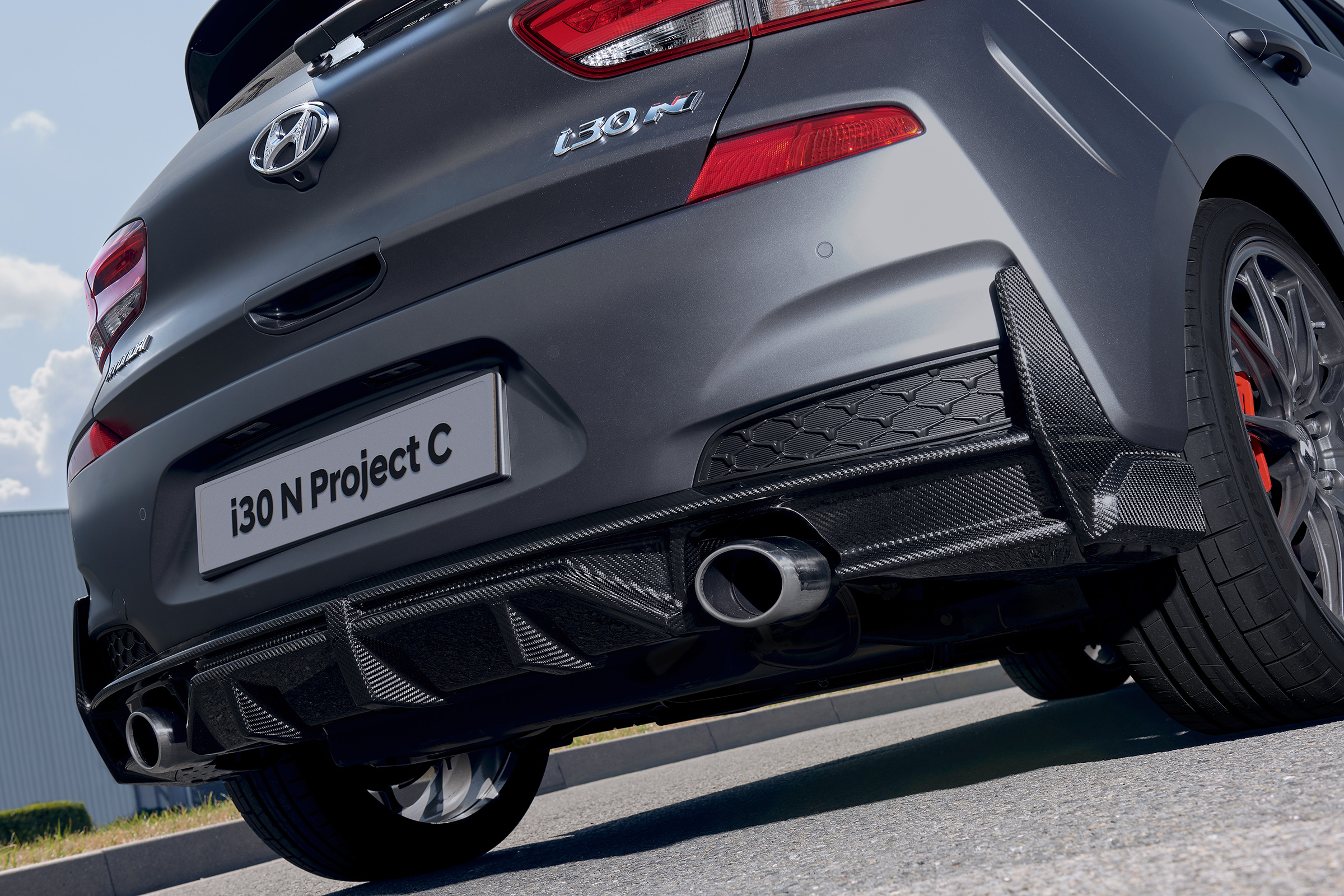 Hyundai i30 N Project C - rear diffuser