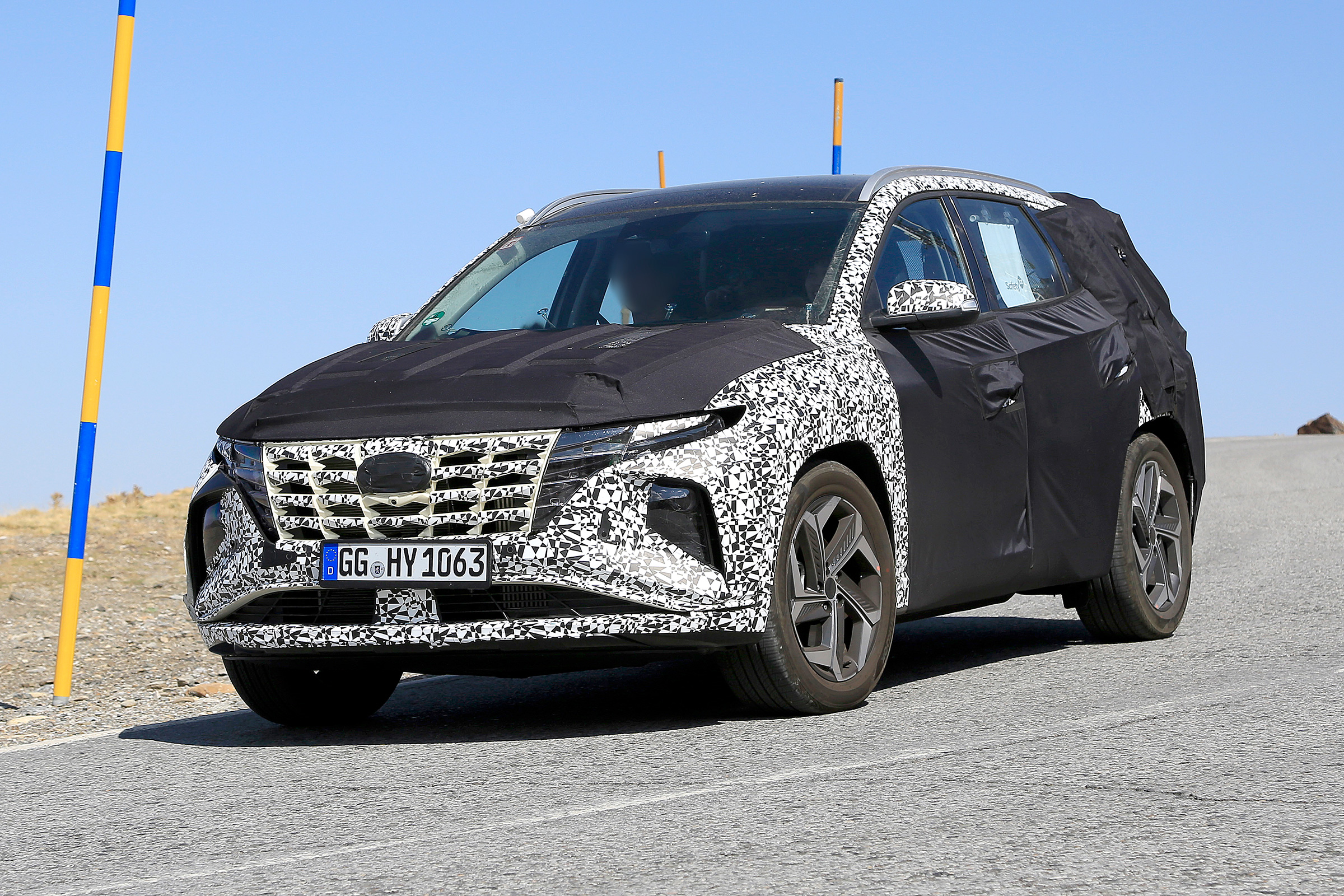 Hyundai Tucson spy - front
