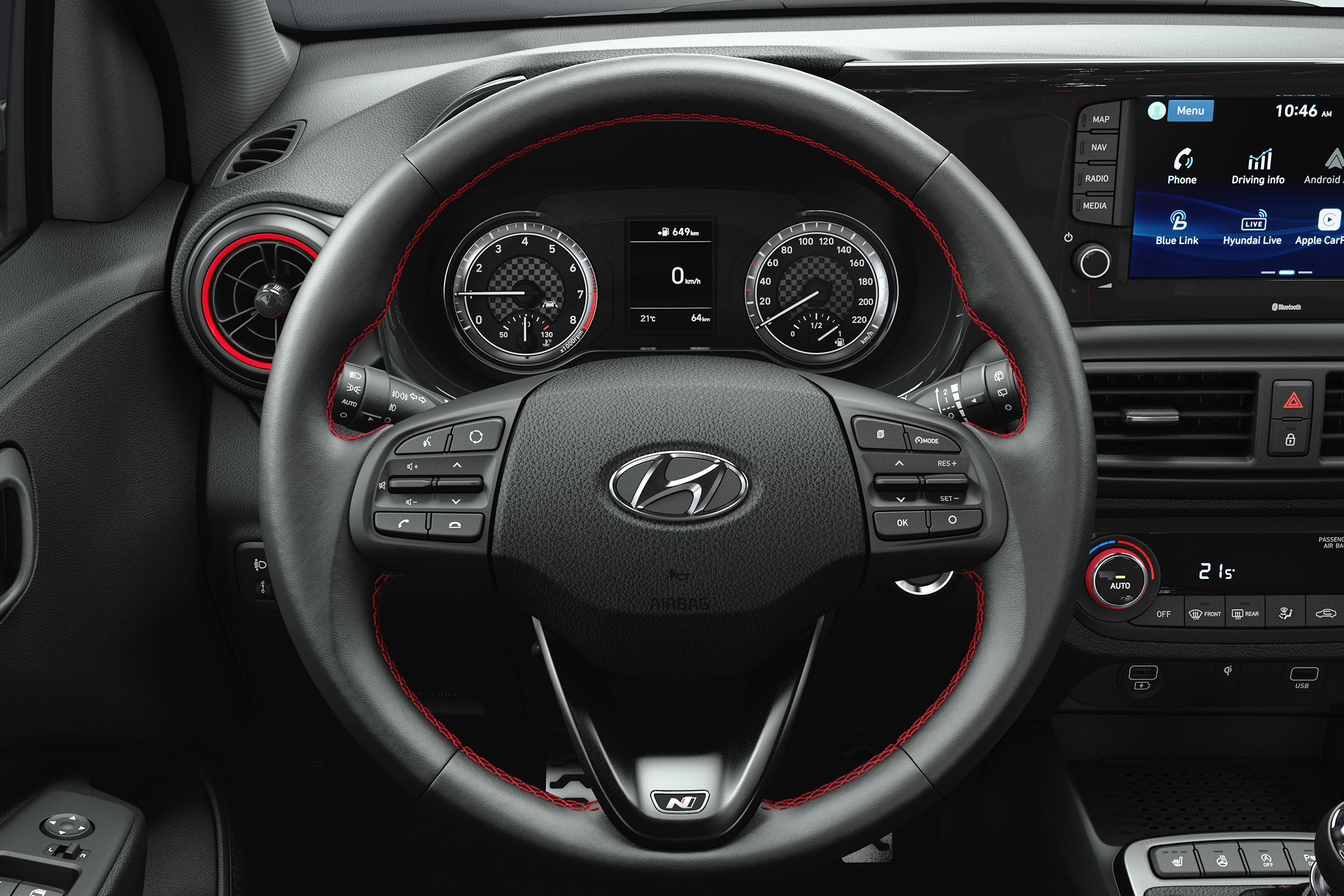 Hyundai i10 N Line - steering wheel