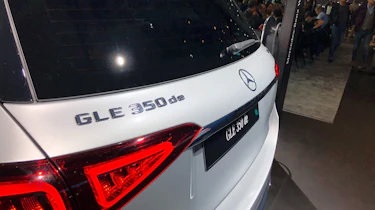 Mercedes GLE 350 de - Frankfurt rear badge