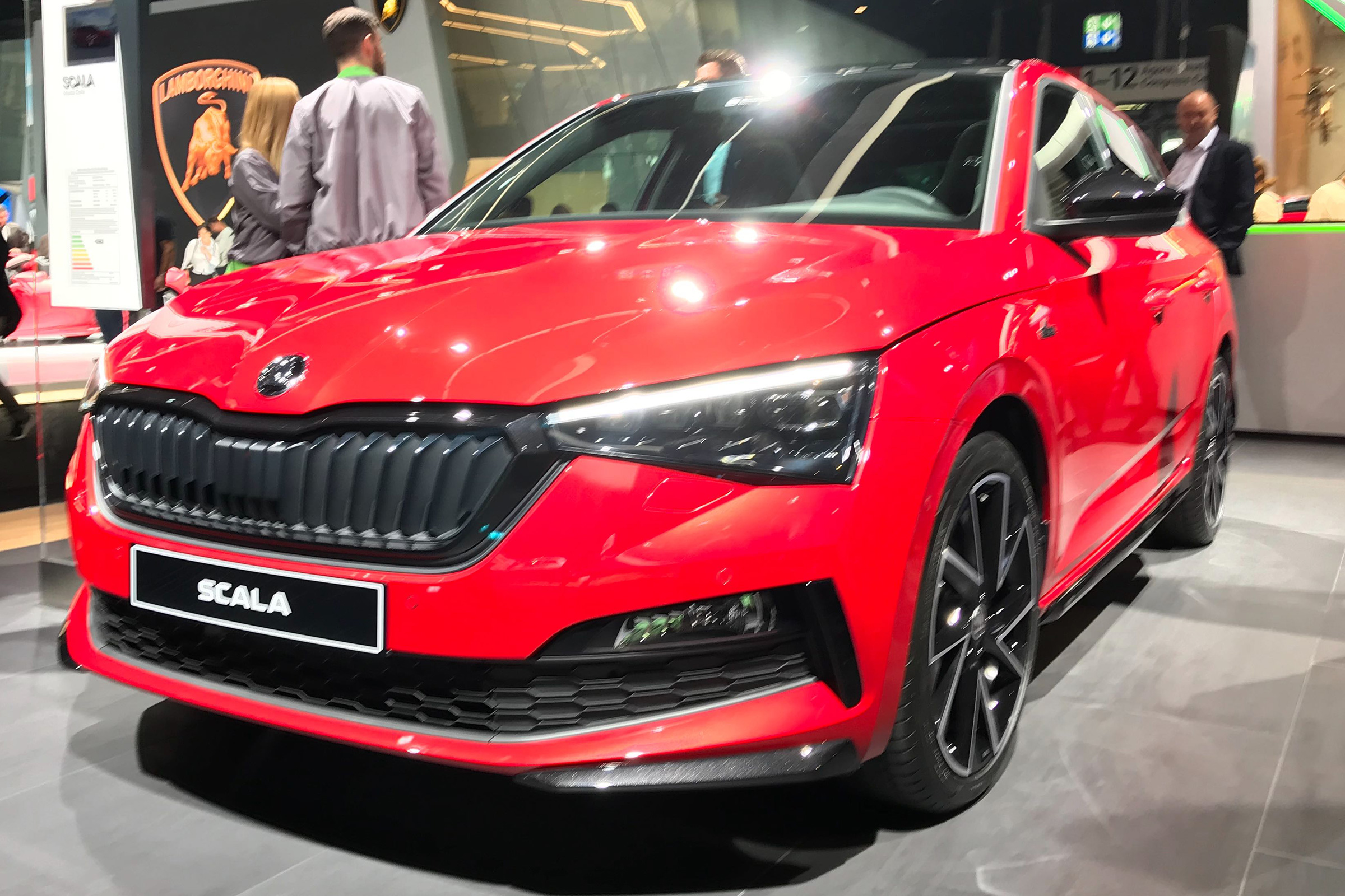 Skoda Scala Monte Carlo - front 3/4 static Frankfurt