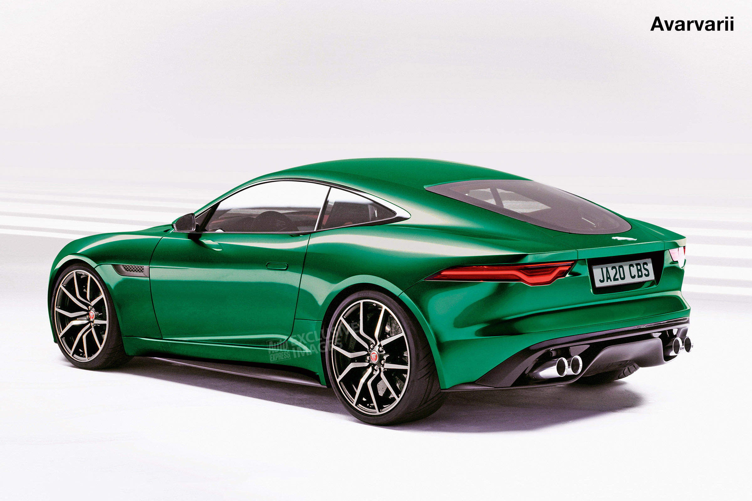 Jaguar F-Type - rear (watermarked)