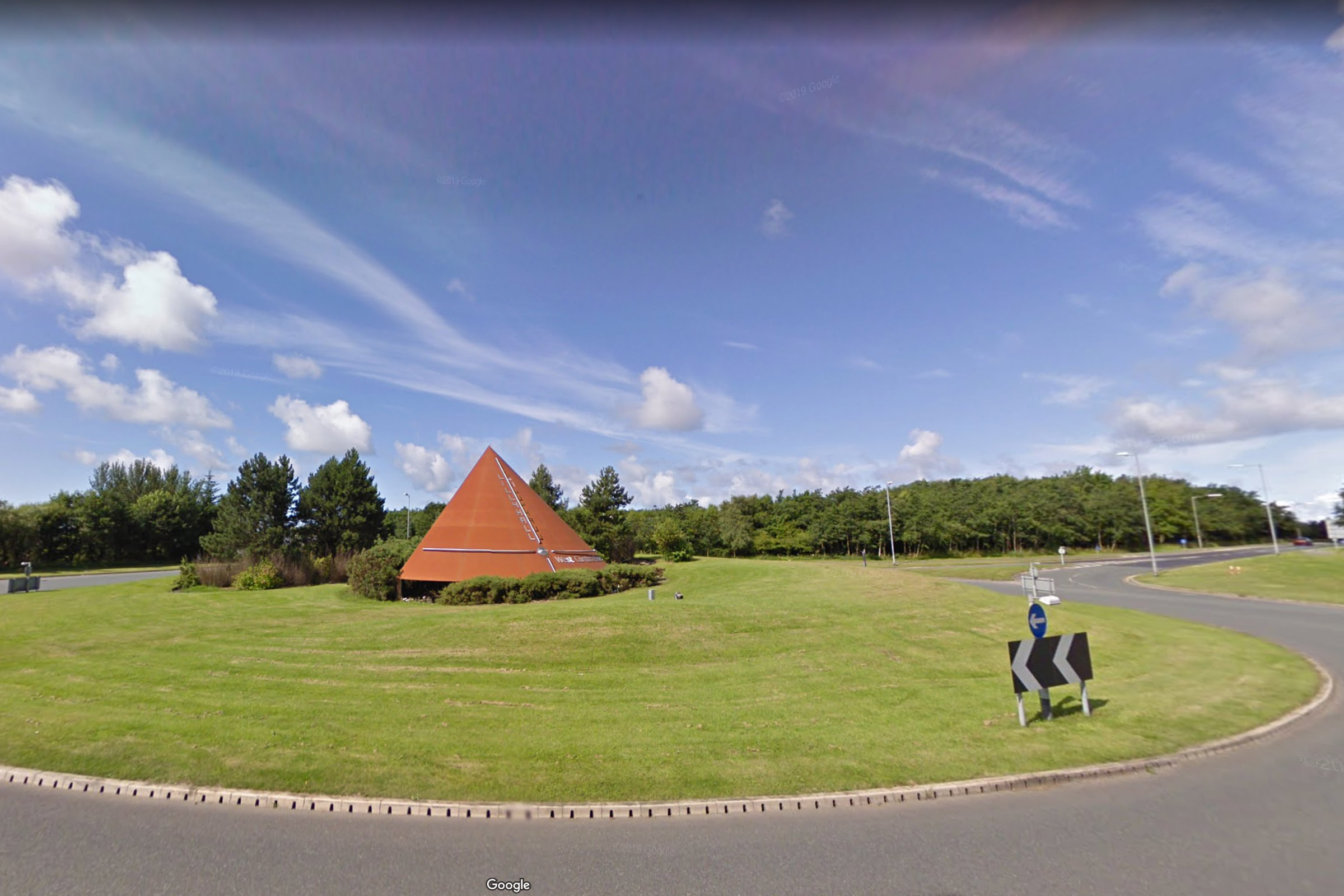 Lillyhall roundabout, Cumbria