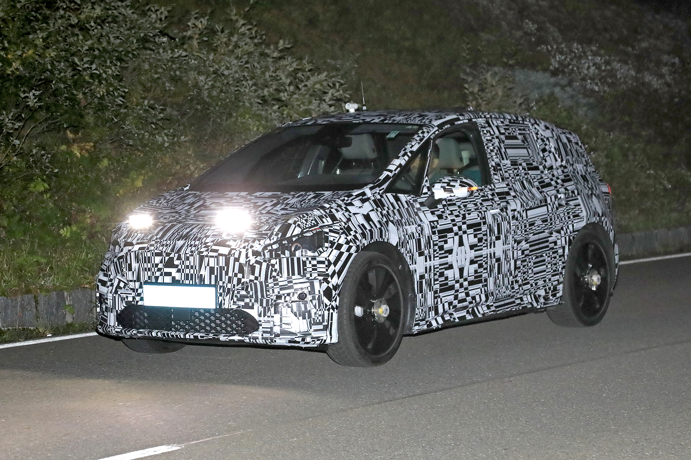 SEAT el-Born spy shot - front