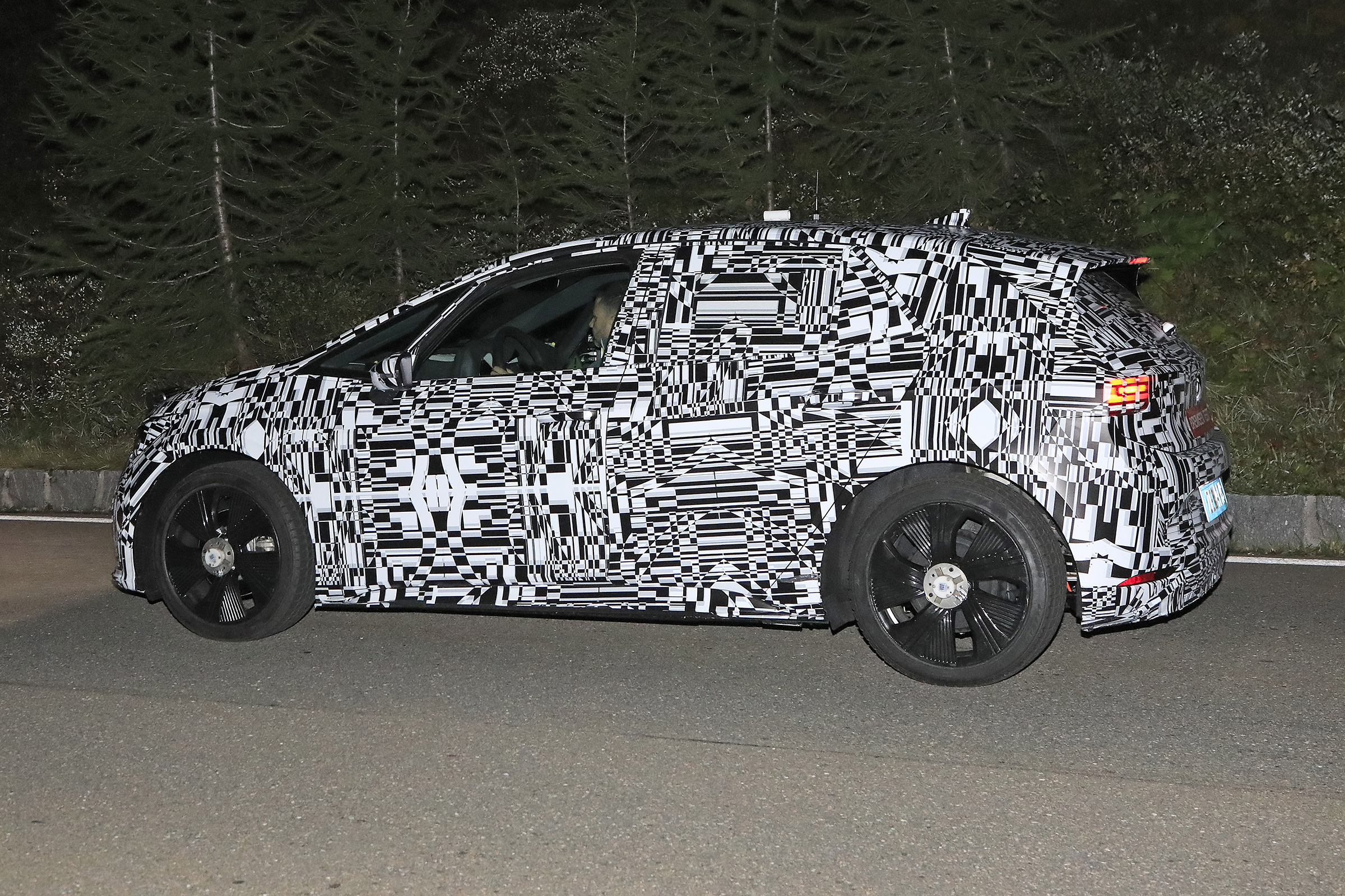 SEAT el-Born spy shot - side