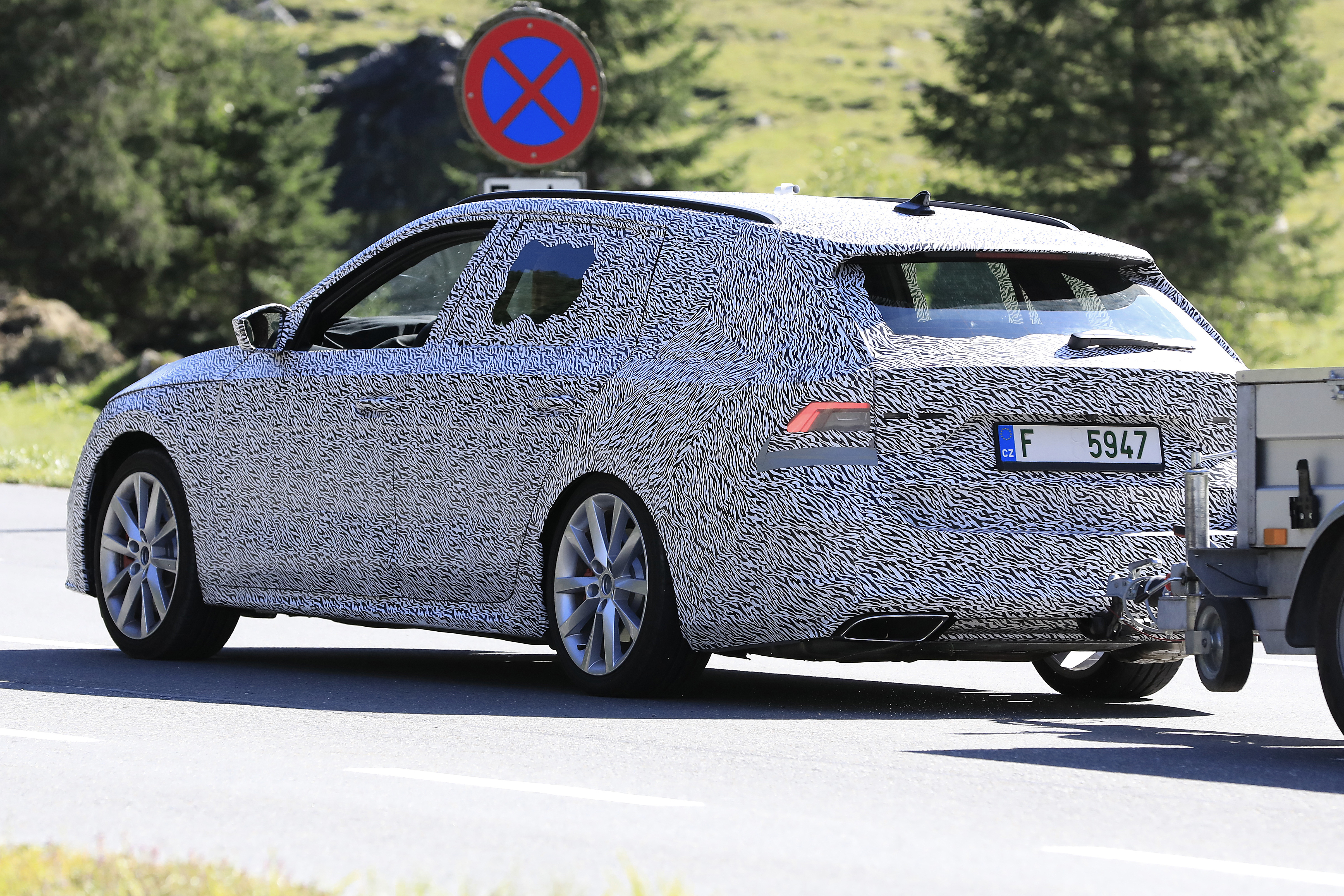 Skoda Octavia vRS - spy rear