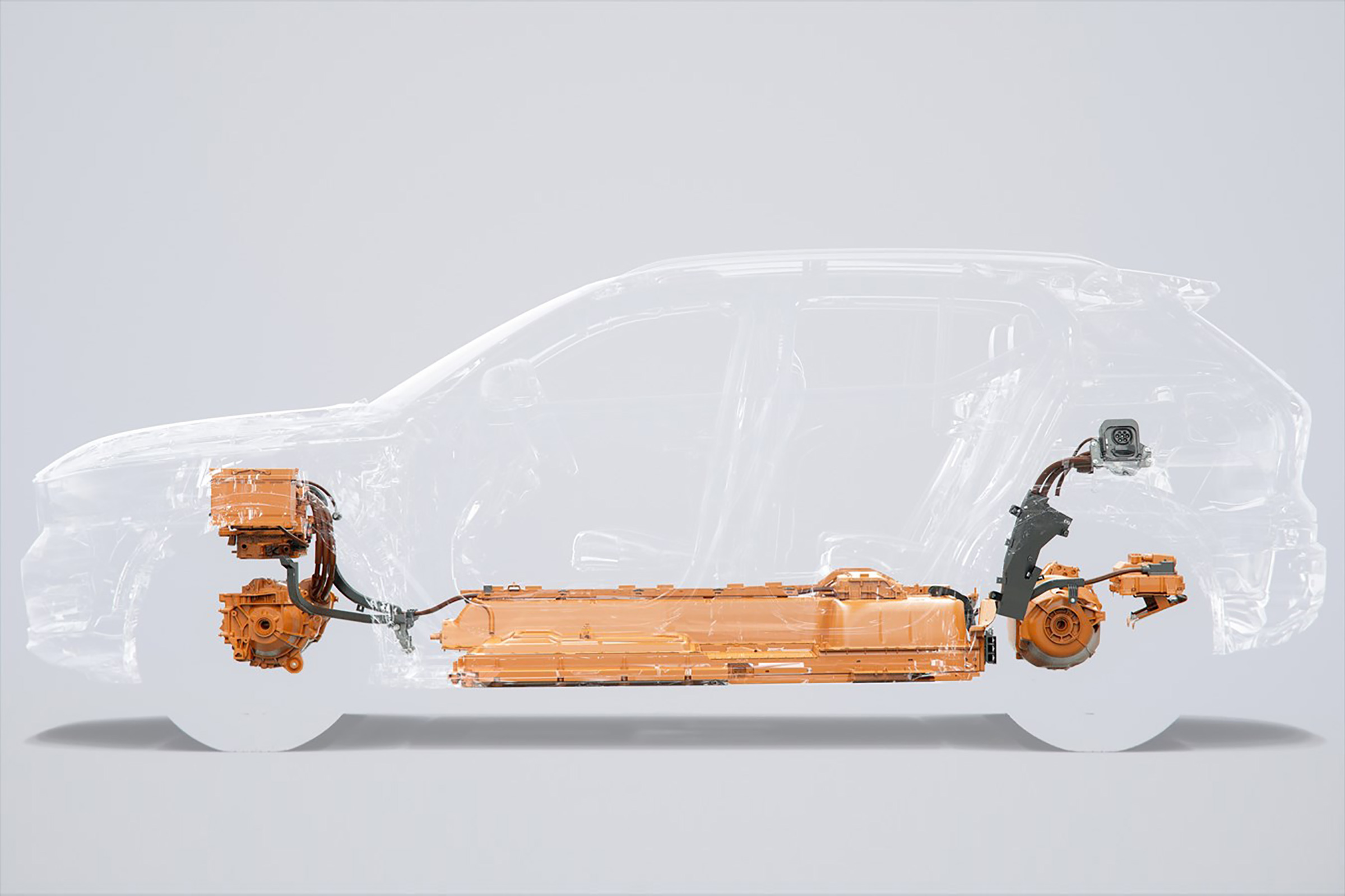 Volvo XC40 EV teaser - drivetrain