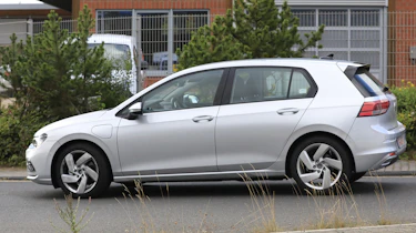 Volkswagen Golf mk8 spy shots side