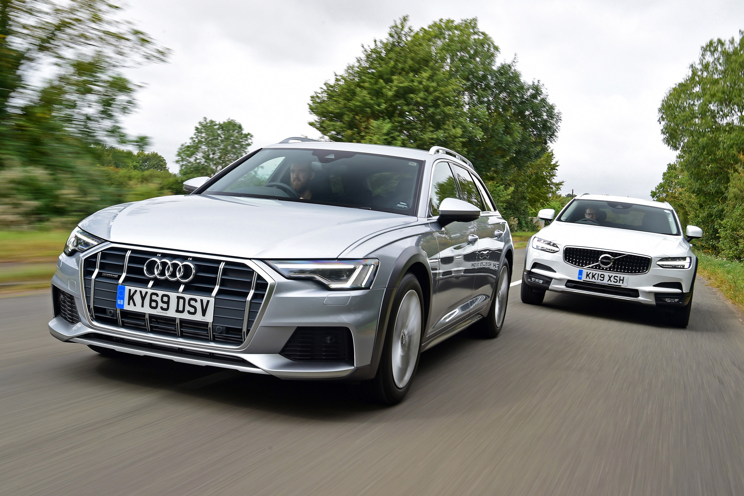 Audi A6 Allroad vs Volvo V90 Cross Country - header