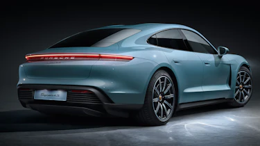 Porsche Taycan 4S - rear 3/4 static