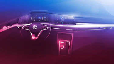 Volkswagen Golf Mk8 - dash sketch