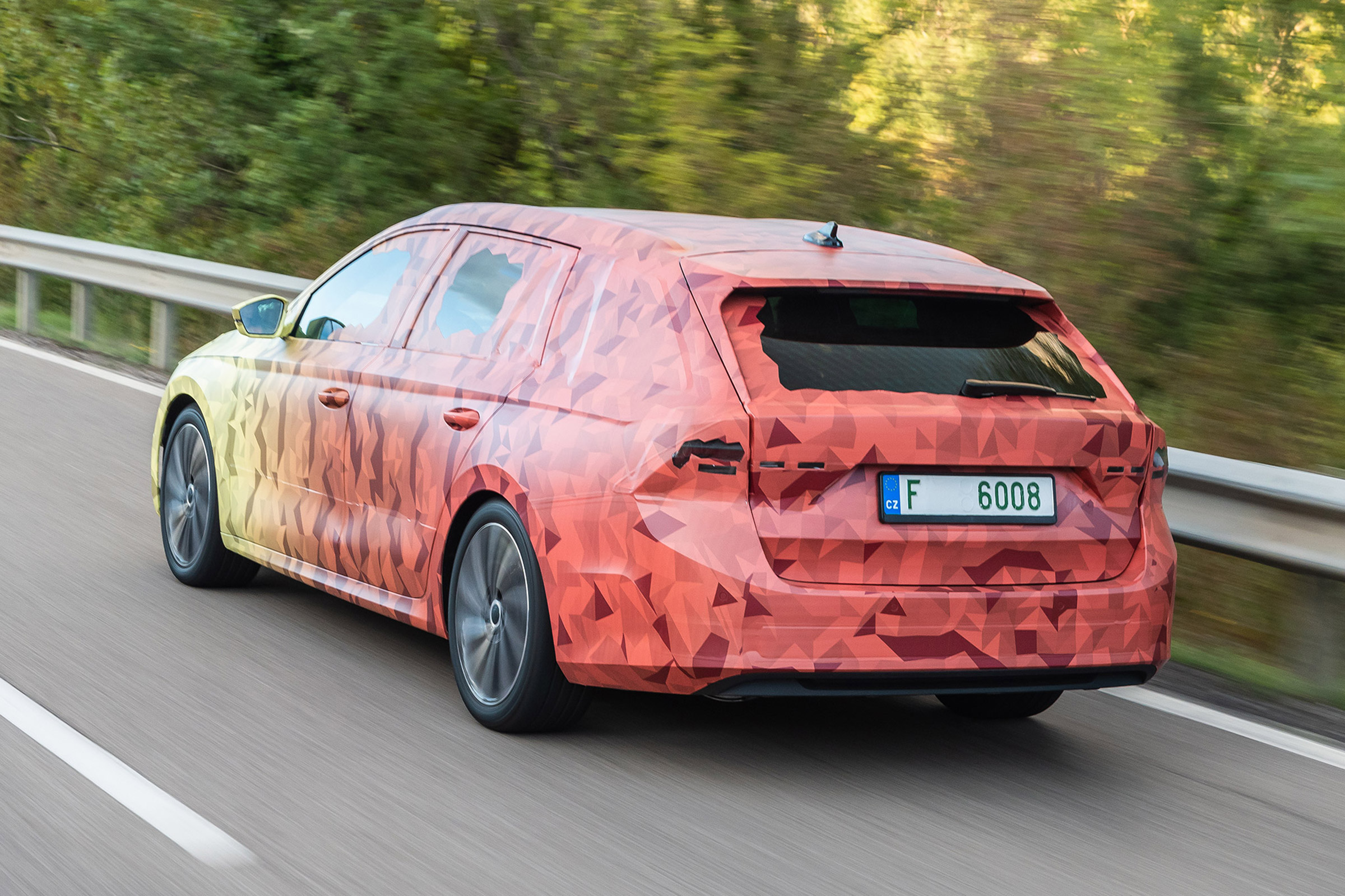 Skoda Octavia Estate prototype - rear
