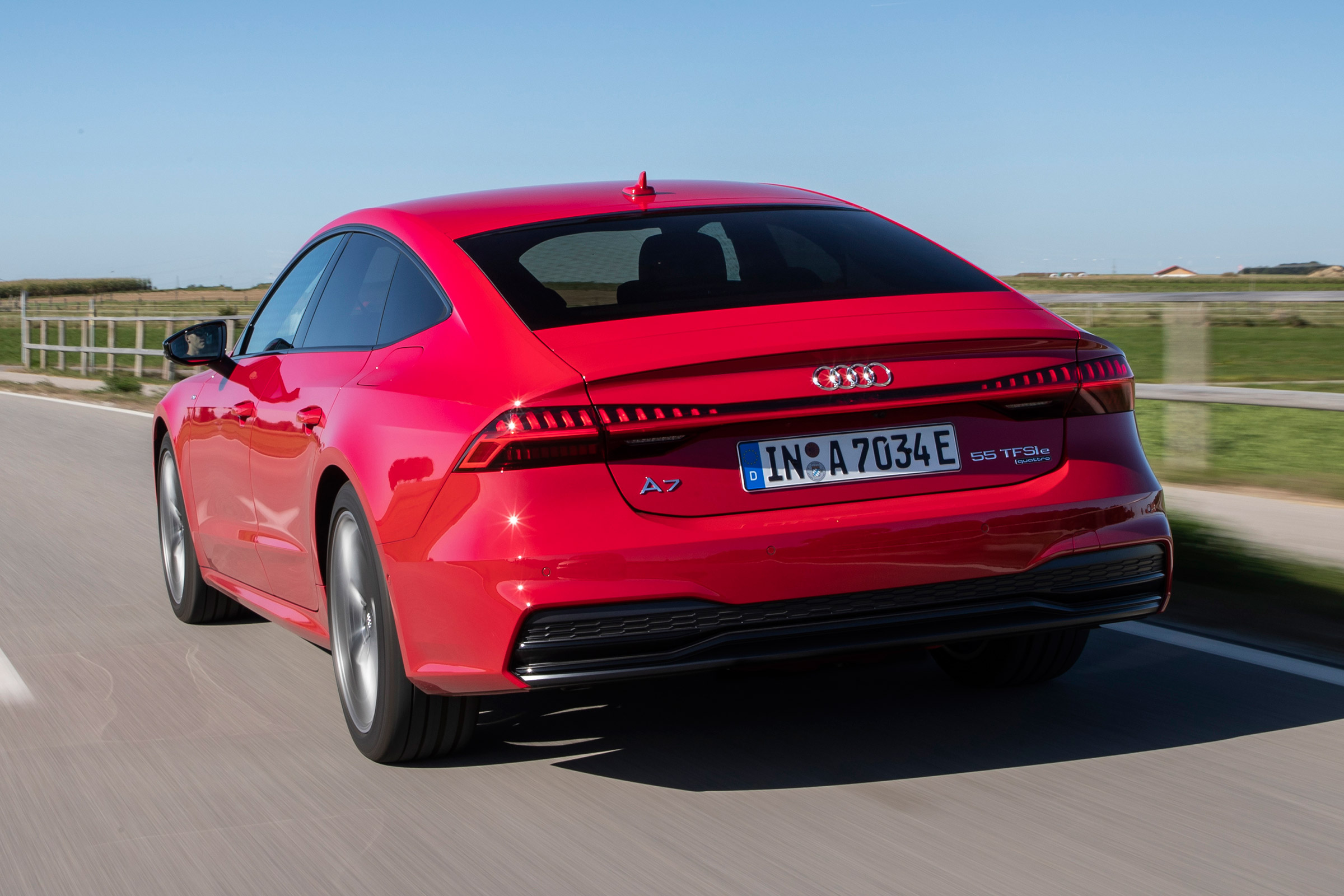 Audi A7 Sportback 55 TFSI e - rear