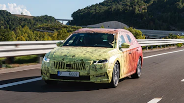Skoda Octavia Estate prototype - front action