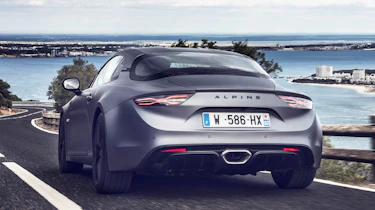 Alpine A110S - rear action