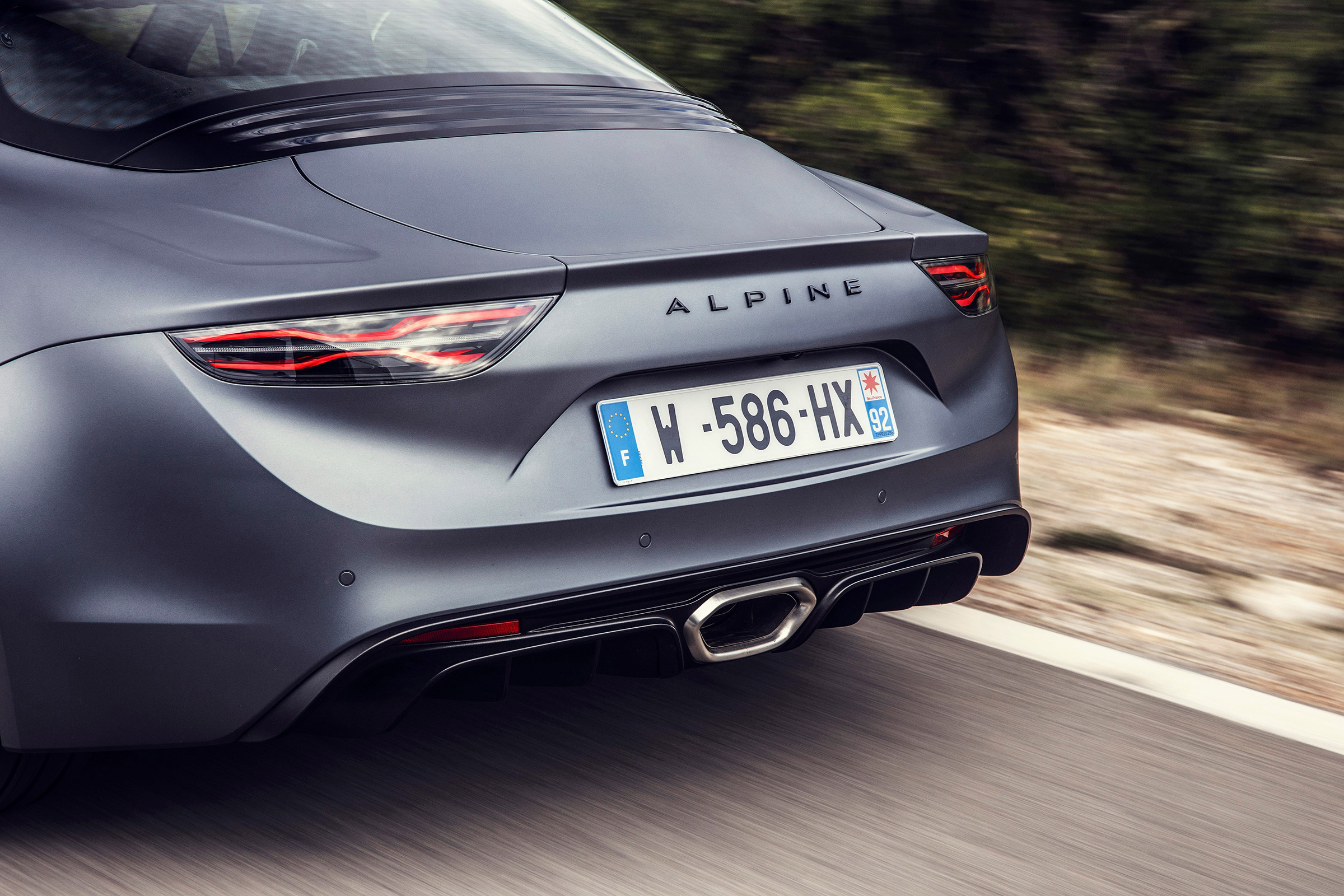 Alpine A110S - rear detail