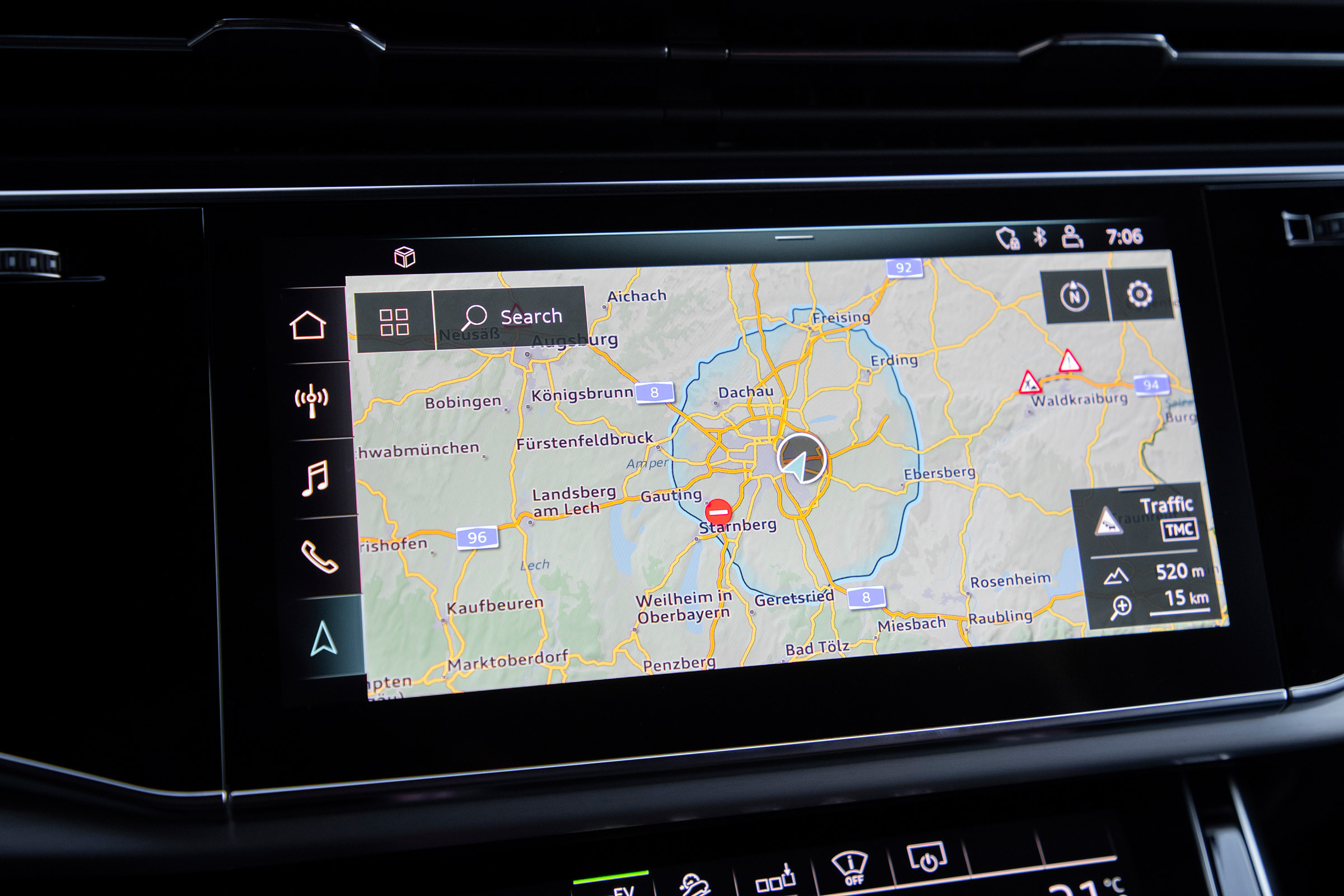 Audi Q7 60 TFSI e - sat-nav