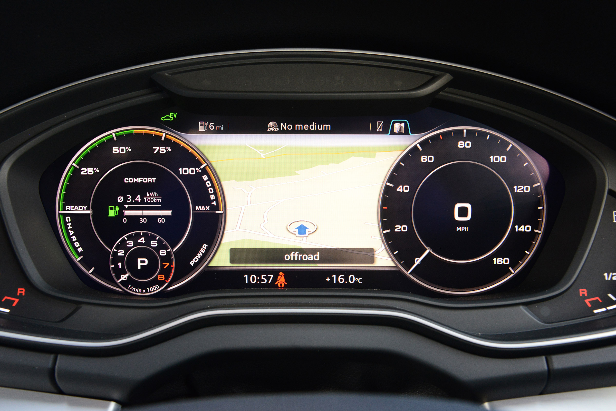 Audi Q5 TFSI e - dials