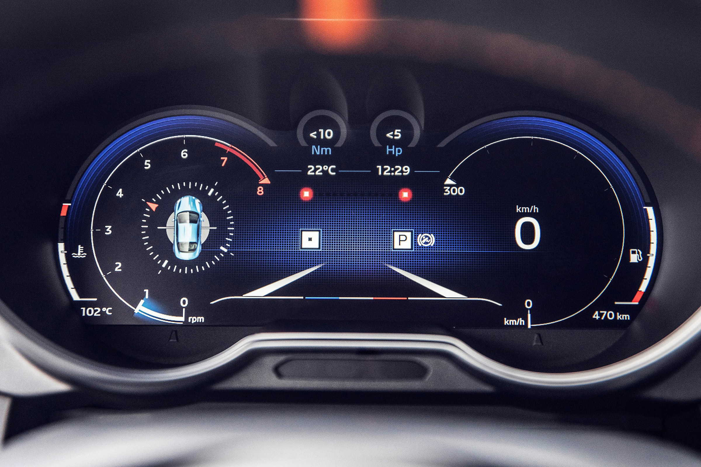 Alpine A110S - dials