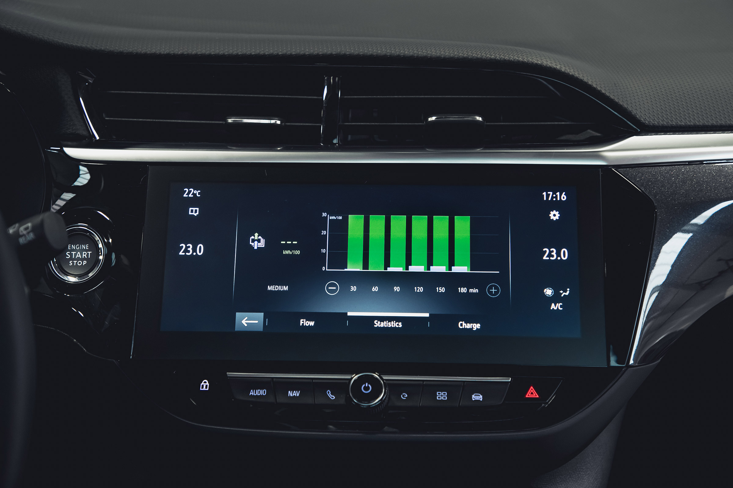 Vauxhall Corsa-e - infotainment